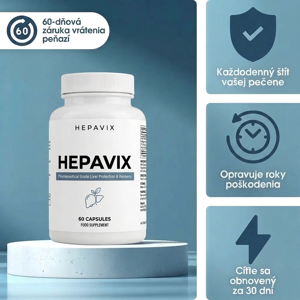 Hepavix – Farmaceutická kvalita na ochranu a regeneráciu pečene